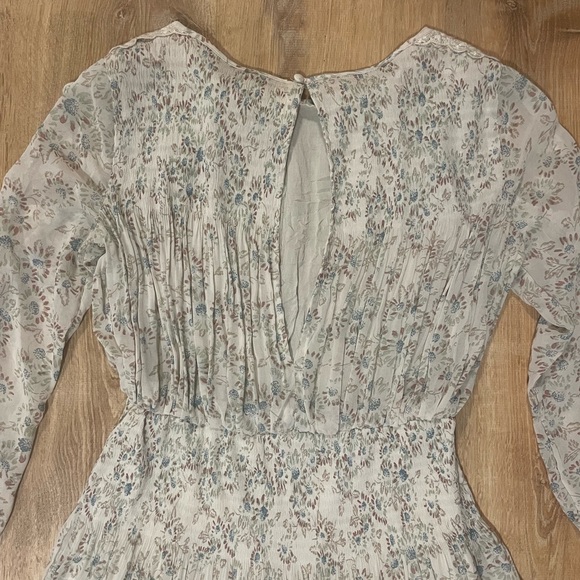 Free People Charlotte Floral Chiffon Midi Dress - Picture 10 of 12
